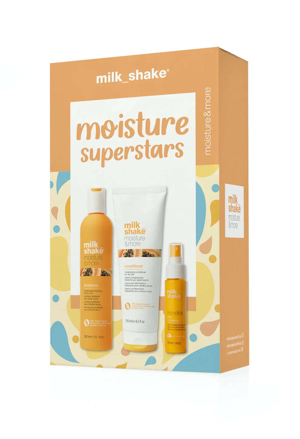 milk_shake 'moisture superstars' moisture & more trio pack