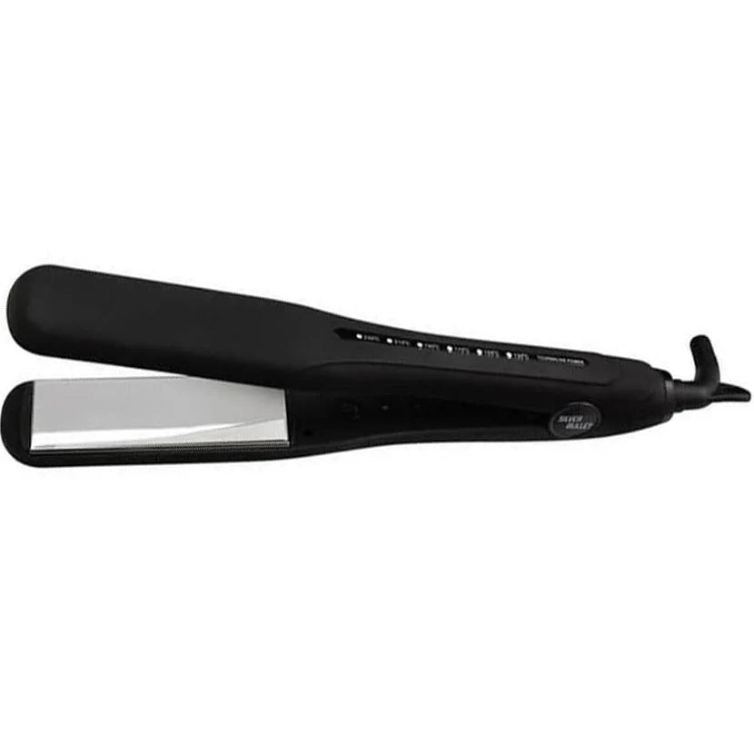 Silver Bullet Keratin 230 Silver Titanium Wide Plates Straightener