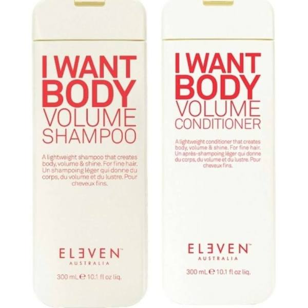 Eleven Australia I Want Body Volume Shampoo & Conditioner 300mL Duo