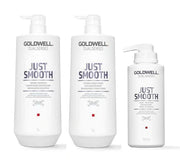 Goldwell Dualsenses Just Smooth Big Bottle Trio Bundle