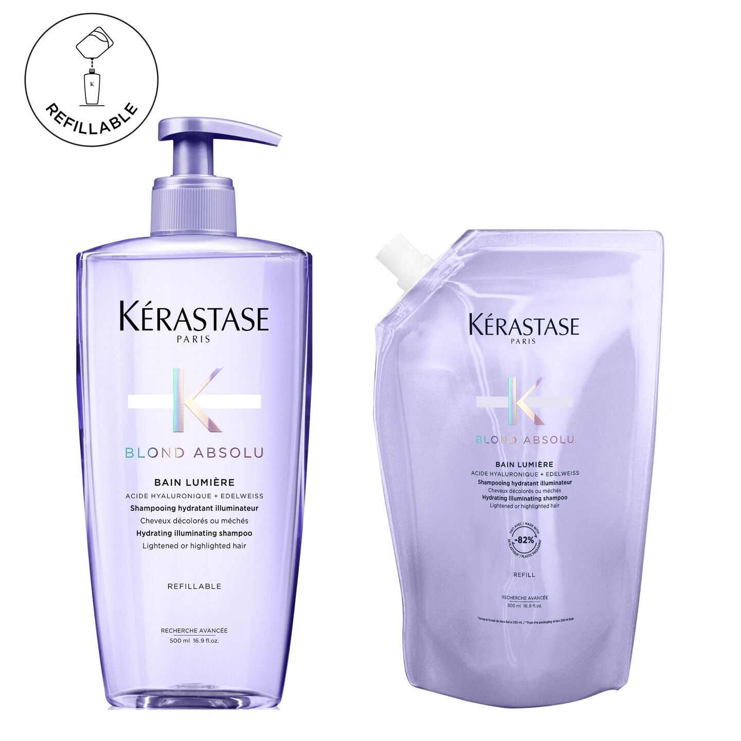 Kerastase Blond Absolu Lumière Shampoo Refillable Duo