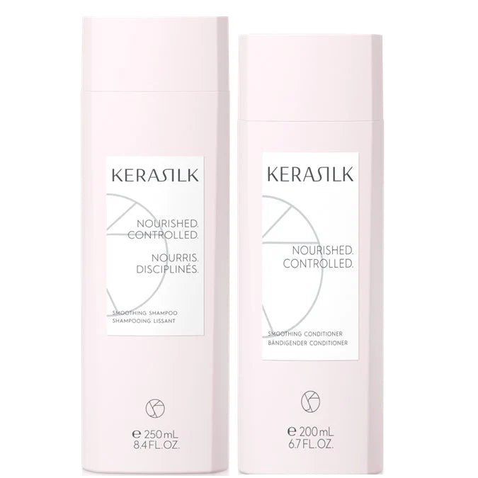 Kerasilk Nourished Controlled Smoothing Shampoo & Conditioner