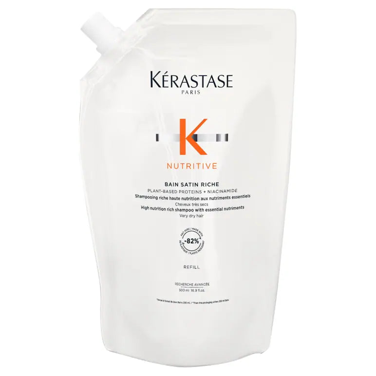 Kérastase Nutritive Bain Satin Riche Refill Shampoo Pouch For Very Dry Hair 500ml