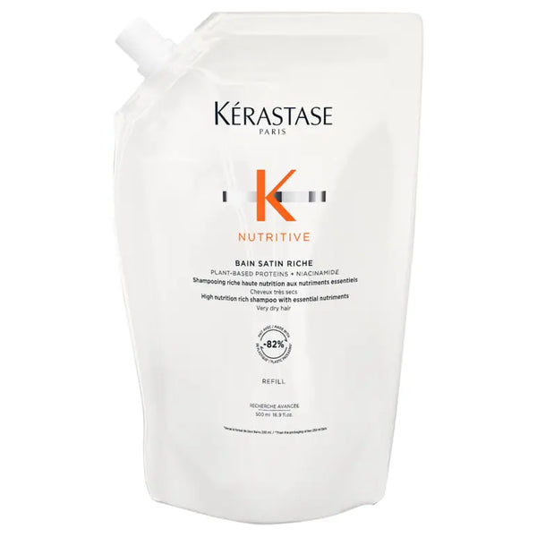 Kérastase Nutritive Bain Satin Riche Refill Shampoo Pouch For Very Dry Hair 500ml