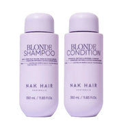 NAK Hair Blonde Shampoo and Conditioner Duo Bundle