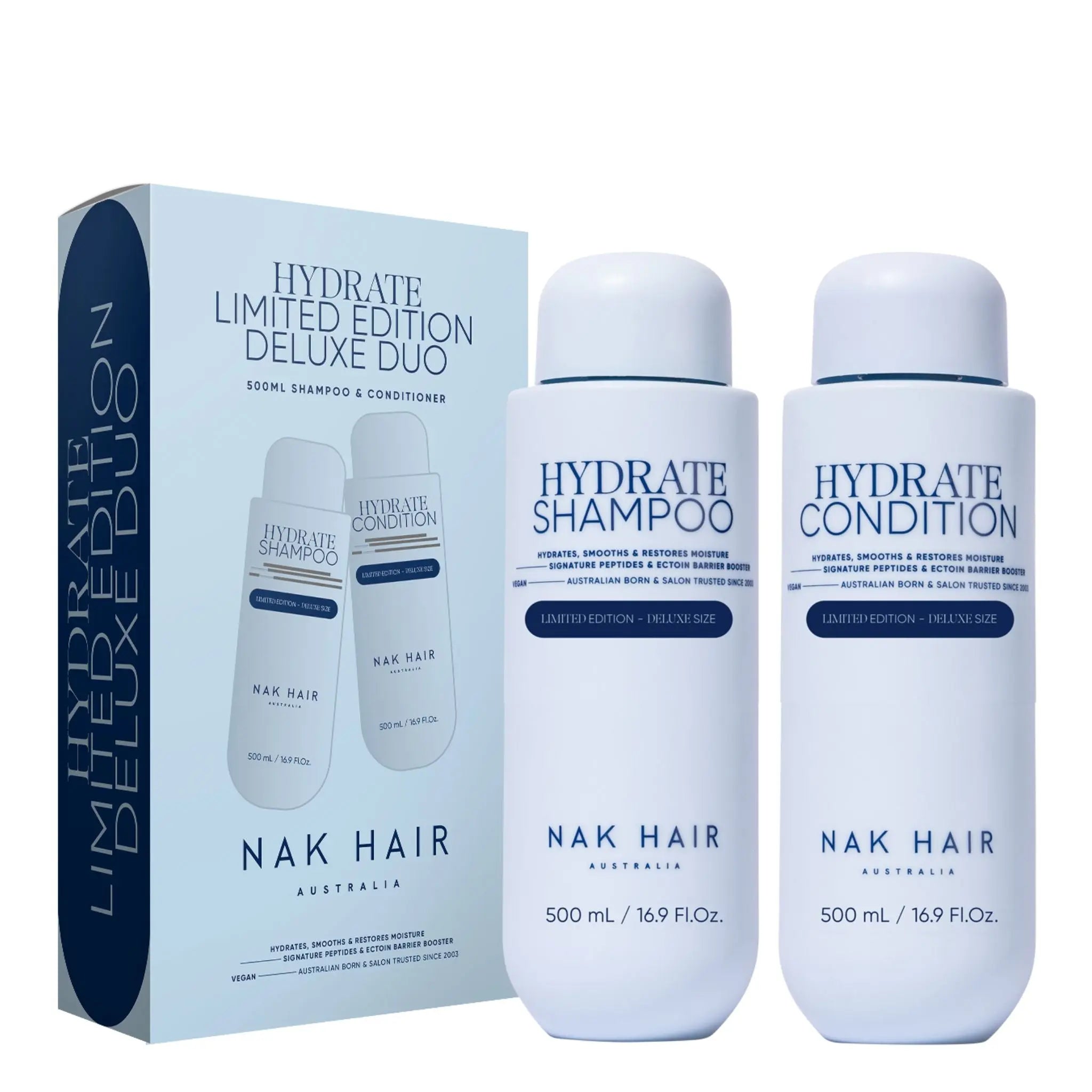 NAK Hair Limited Edition Hydrate Duo 500ml