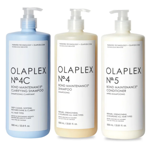 OLAPLEX TRIO SHAMPOO Nº4 & CONDITIONER Nº5 & CLARIFYING SHAMPOO Nº4C 3X1000ML