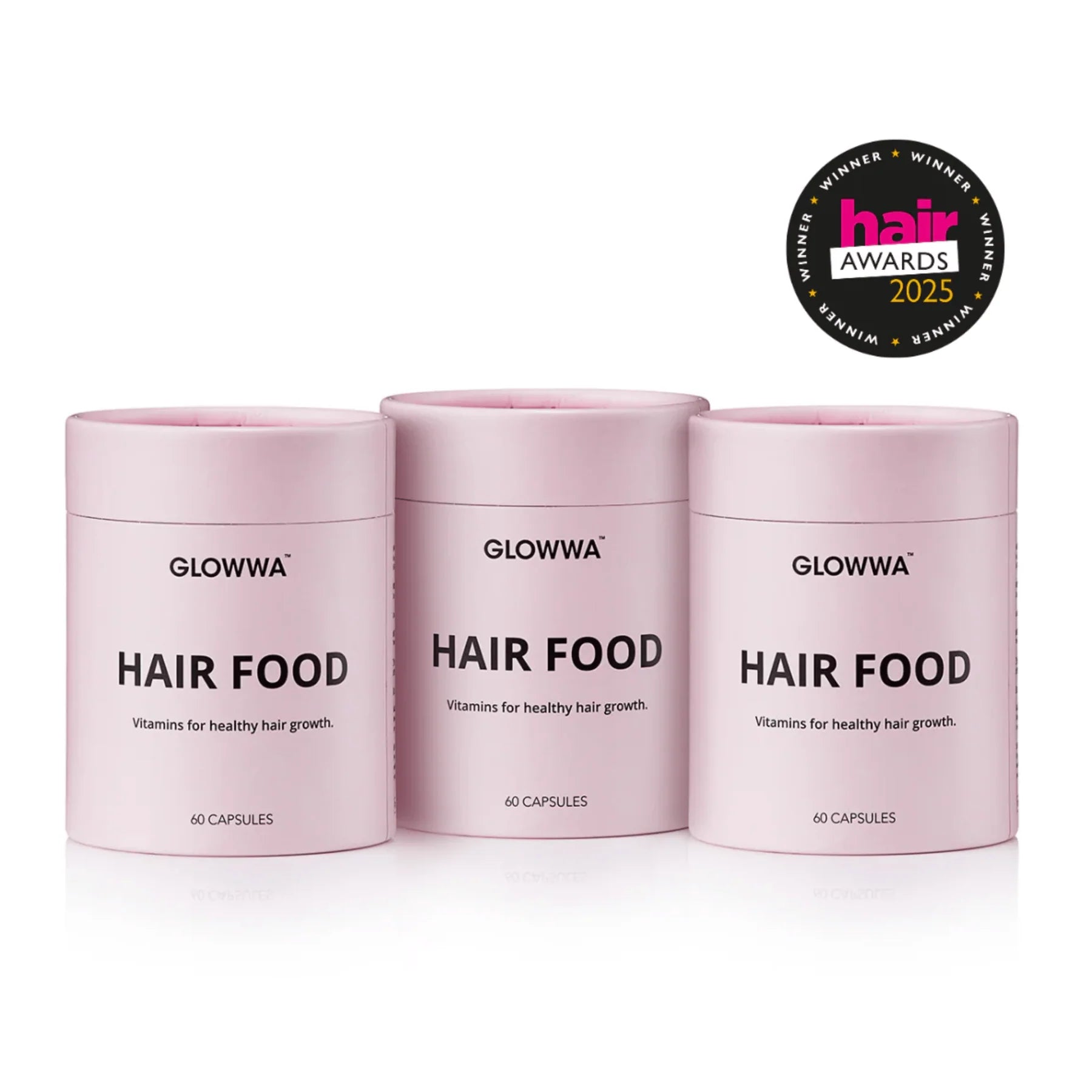 GLOWWA HAIR FOOD GLOWWA - Hair Vitamins, 3 Month Supply