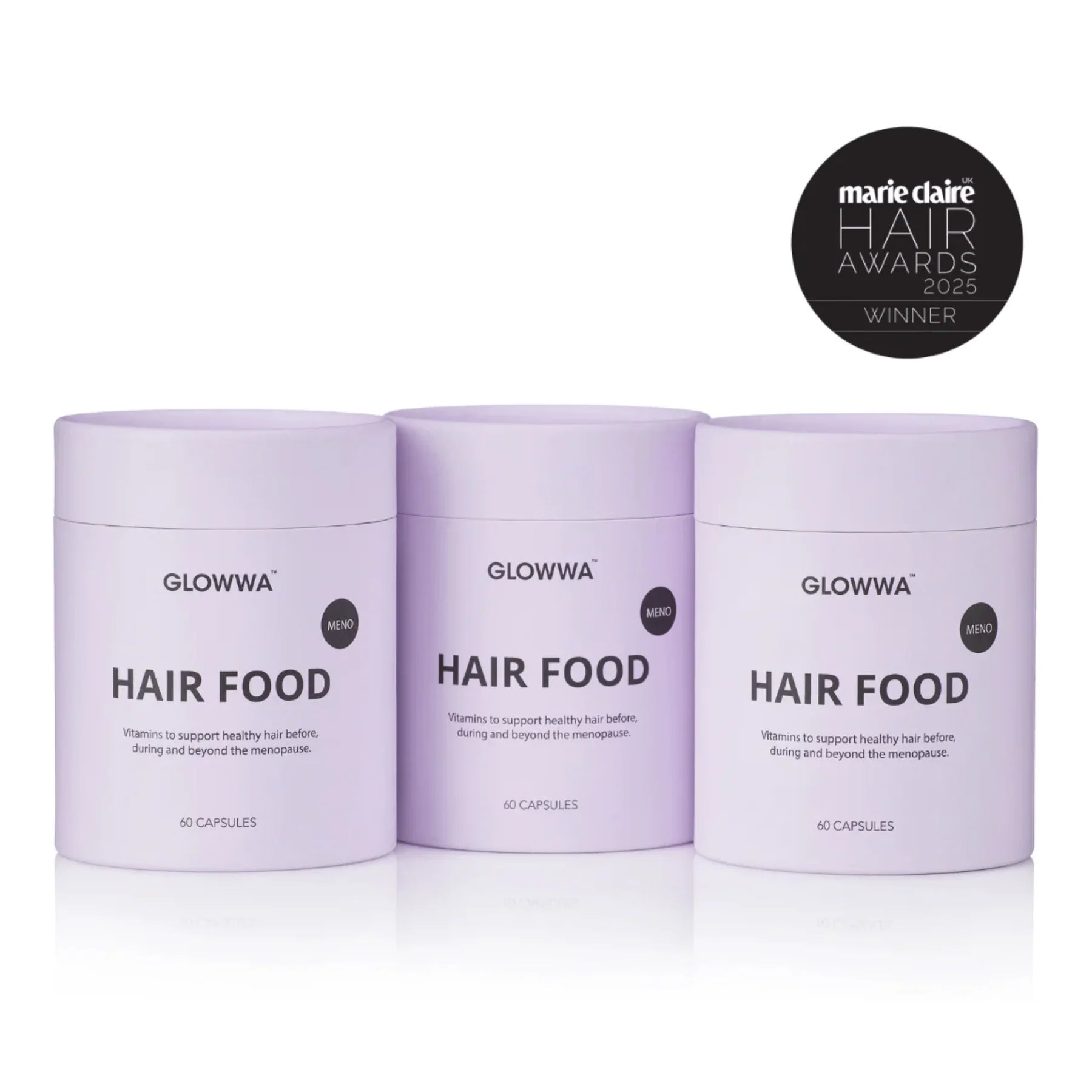 GLOWWA HAIR FOOD GLOWWA -MENO 3 Month Supply
