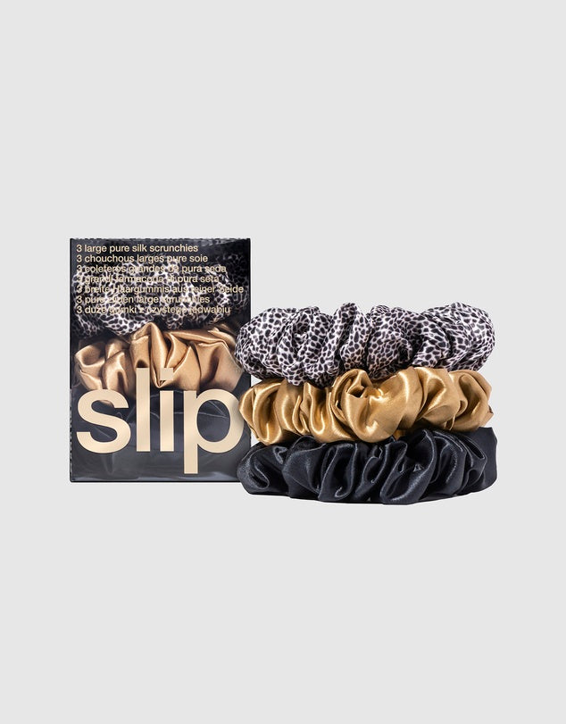 Slip Large Scrunchies Leapord