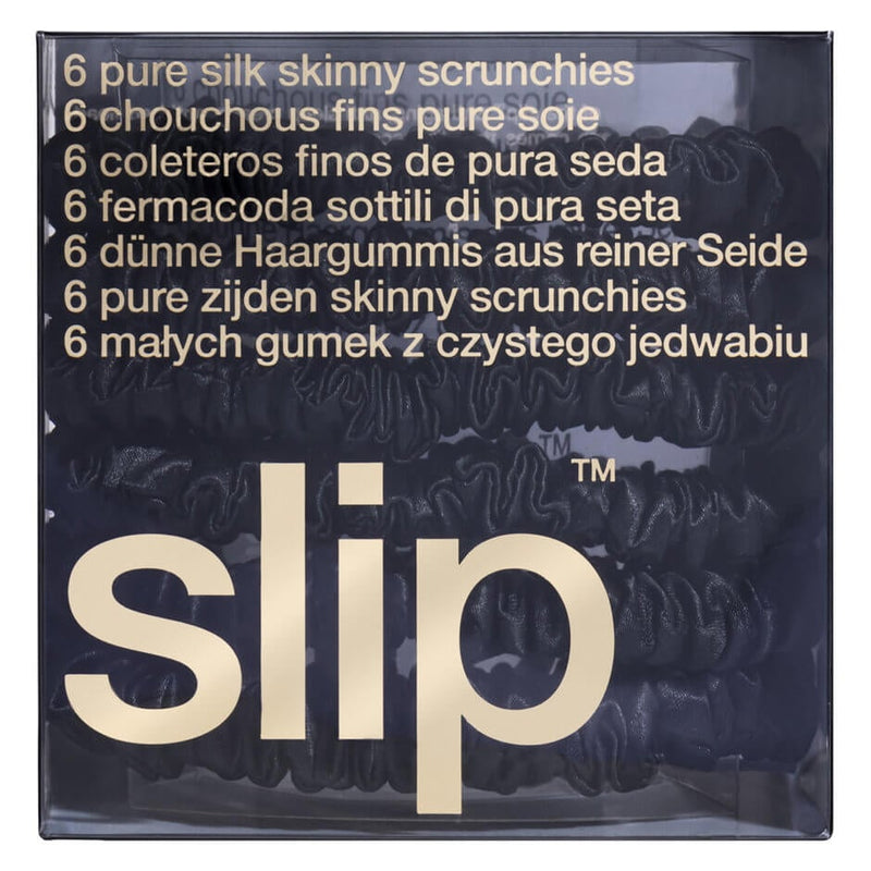 Slip Black Skinny Scrunchies
