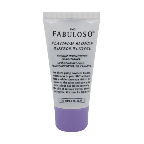 Evo Fabuloso Platinum Blonde Colour Intensifying Conditioner 30ml