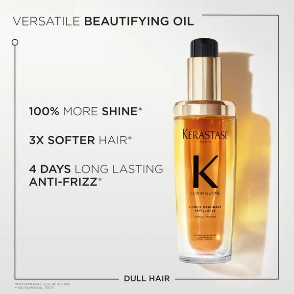 Elixir Ultime, L'Huile Originale Refillable Hair Oil 75ml