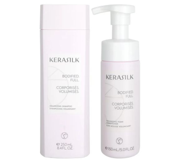 Kerasilk Volumizing Shampoo and Foam-Conditioner Bundle