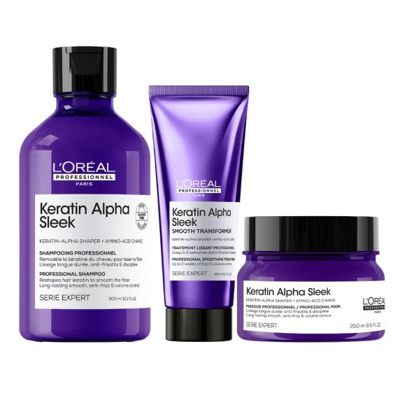 L'Oreal Professionnel Keratin Alpha Sleek Trio