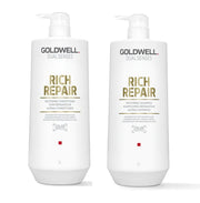 Goldwell Dualsenses Rich Repair 1 Litre Shampoo and Conditioner Bundle