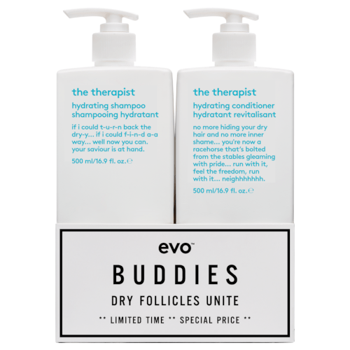 Evo The Therapist Shampoo and Conditioner 500ml Duo Pack